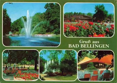 AK / Ansichtskarte 73968240 Bad_Bellingen Thermalmineralbad Kurpark Wasserspiele Kurort im Markgraeflerland Schwarzwald
