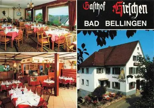 AK / Ansichtskarte 73968254 Bad_Bellingen Gasthof Hirschen Restaurant Kurort im Markgraeflerland Schwarzwald