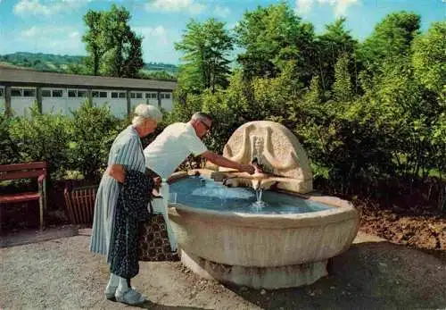 AK / Ansichtskarte  Bad_Bellingen Trinkbrunnen Kurpark Kurort im Markgraeflerland Schwarzwald