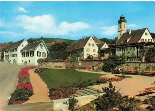 AK / Ansichtskarte 73968271 Bad_Bellingen Ortsansicht mit Kirche Kurort im Markgraeflerland Schwarzwald