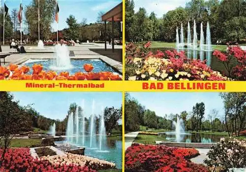 AK / Ansichtskarte  Bad_Bellingen Mineral-Thermalbad Kurpark Wasserspiele Kurort Markgraeflerland Schwarzwald