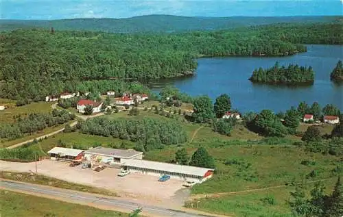 AK / Ansichtskarte 73968291 Bancroft_Ontario_Canada White Pine Lodge and Motor Hotel Paudash Lake Aerial view