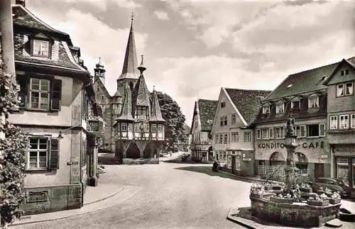 AK / Ansichtskarte  Michelstadt Marktplatz