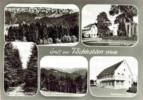 AK / Ansichtskarte 73968322 Aichhalden_Schramberg Panorama Gasthaus zum Engel Waldweg Zollhaus Kinzigtalblick Gasthaus zum Adler