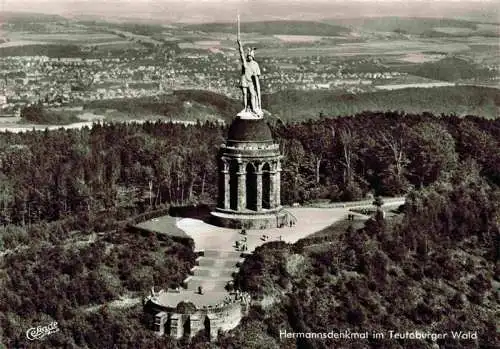 AK / Ansichtskarte  Hermannsdenkmal Fliegeraufnahme