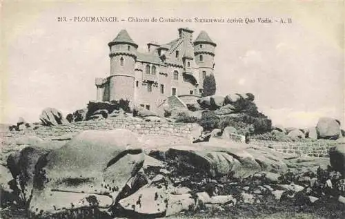 AK / Ansichtskarte  Ploumanach Château de Costaérès ou Sienkiewicz écrivit Quo Vadis