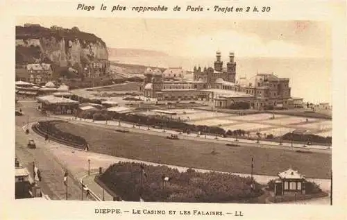 AK / Ansichtskarte  Dieppe_76_Seine-Maritime Le casino et les falaises