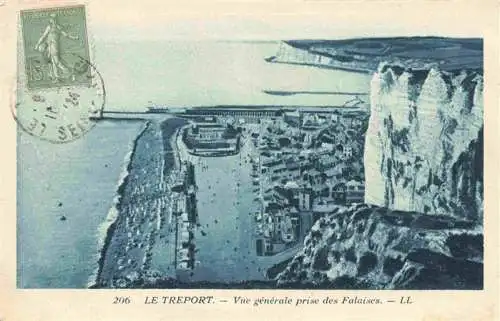 AK / Ansichtskarte  LE_TREPORT_76_Seine-Maritime Vue générale prise des falaises
