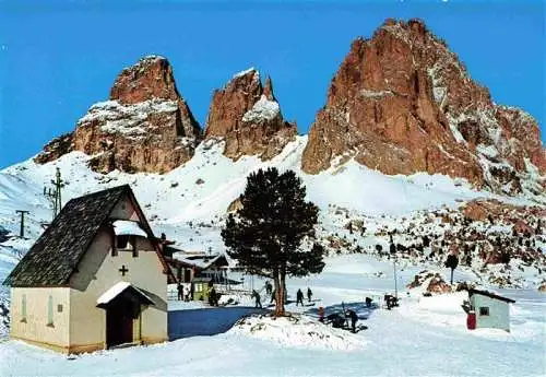AK / Ansichtskarte 73968411 Gruppo_del_Sassolungo_Langkofel_Trentino-Alto_Adige_IT Campi da sci