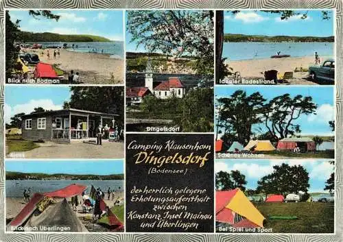 AK / Ansichtskarte  Dingelsdorf_Konstanz_Bodensee Bodmanblick Kiosk Blick nach ueberlingen Dingelsdorf Badestrand Schoenes Wohnen Spiel und Sport