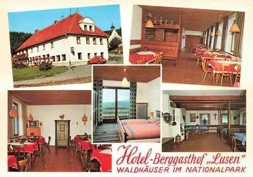 AK / Ansichtskarte 73968453 Waldhaeuser_Neuschoenau Hotel Berggasthof Lusen Gastraeume Zimmer