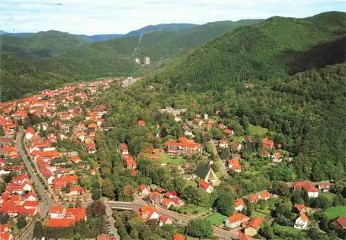 AK / Ansichtskarte 73968491 Bad_Lauterberg Fliegeraufnahme mit Klinik Kirchberg Therme Diabetes Klinik revita und Panoramic