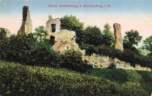 AK / Ansichtskarte 73968556 Stecklenberg Ruine Stecklenburg