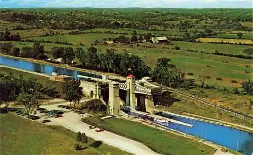 AK / Ansichtskarte 73968563 Peterborough_Ontario_Canada World's highest lift locks on the Trent Canal System Kawartha Lakes Vacation Wonderland aerial view