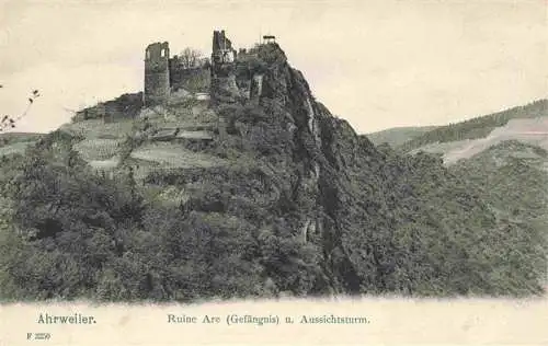 AK / Ansichtskarte  Ahrweiler_BAD_NEUENAHR-AHRWEILER Ruine Ahre Gefaengnis Ruine Aussichtsturm