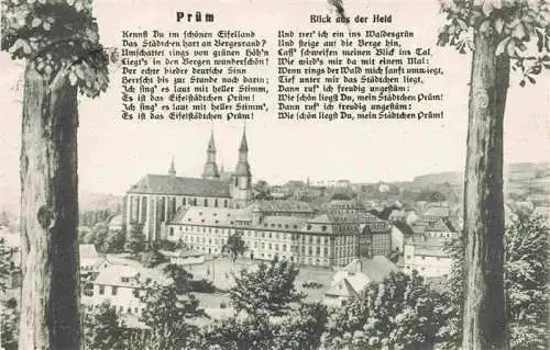 AK / Ansichtskarte  Pruem_Eifel Blick aus der Heid Poesie