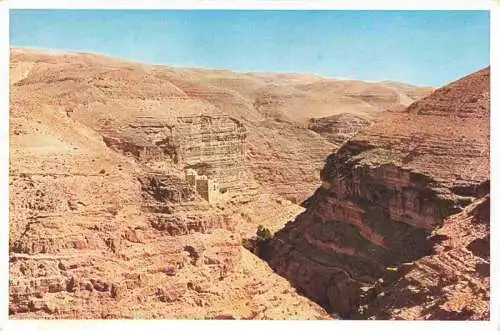 AK / Ansichtskarte  Wadi-Kelt_Wadi_el_Kelt_Israel Panorama Blick zum Kloster