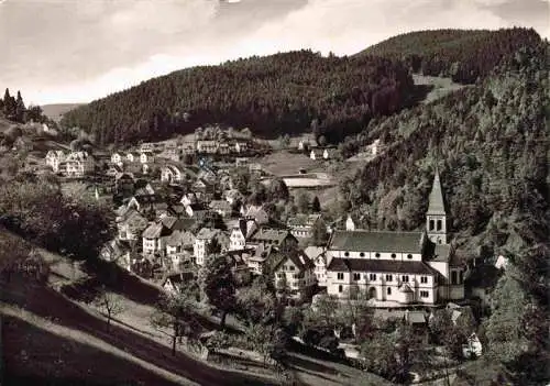 AK / Ansichtskarte  Schramberg Fliegeraufnahme mit Kirche