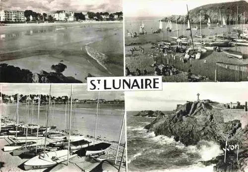 AK / Ansichtskarte  Saint-Lunaire La Grande Plage et les Residences Vue partielle