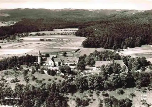 AK / Ansichtskarte  Lorch_Remstal_BW Kloster und Waldcafe Muckensee Fliegeraufnahme