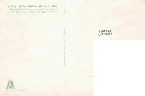 AK / Ansichtskarte  Kidron_Kidrontal_Gethsemane_Gethsemani_Israel Valley of the Kidron Village of Siloah