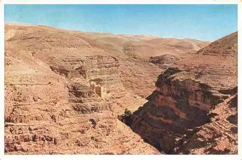 AK / Ansichtskarte  Wadi_el_Kelt_Israel Panorama with convent