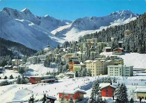 AK / Ansichtskarte  AROSA_GR Panorama Wintersportplatz Alpen