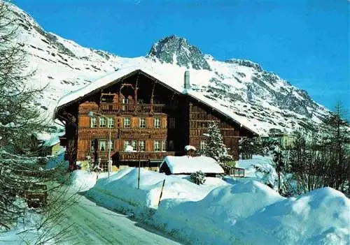 AK / Ansichtskarte  Maloja_GR Hotel Schweizhaus im Winterzauber
