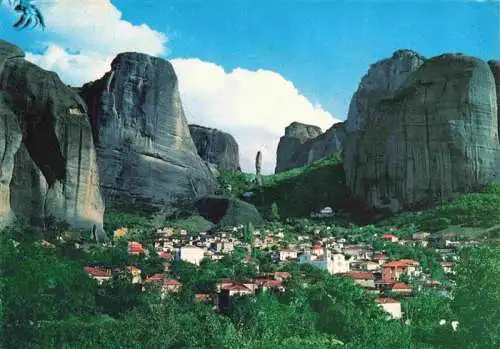 AK / Ansichtskarte  Meteora_Meteore_Monastero_Metamorphoris_Greece Ansicht von Kastraki