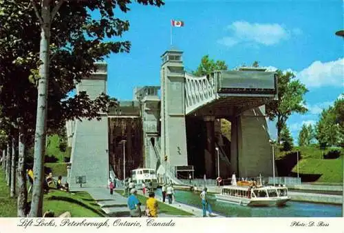 AK / Ansichtskarte  Peterborough_Ontario_Canada World famous lift lock