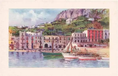 AK / Ansichtskarte 73968924 CAPRI_Golfo_di_Napoli_Campania_IT Marina Grande L'approdo