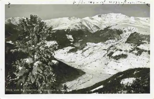 AK / Ansichtskarte 73968948 Gerlos_Zillertal_AT Blick vom Schoenbuehel zum Kreuzjoch 