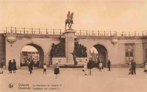 AK / Ansichtskarte  OSTENDE_Oostende_West-Vlaanderen_Belgie Le Monument de Leopold II