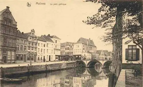 AK / Ansichtskarte 73968985 Malines_Mechelen_Flandre_Belgie Le pont gothique
