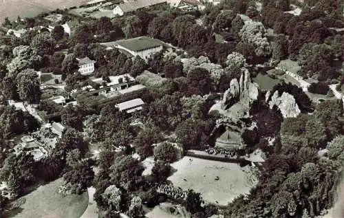 AK / Ansichtskarte  Stellingen_Hamburg Carl Hagenbecks Tierpark Fliegeraufnahme