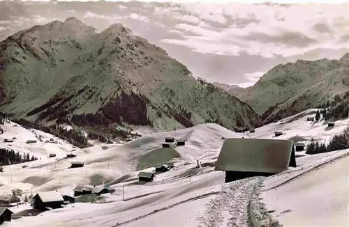 AK / Ansichtskarte 73969007 Hirschegg_Kleinwalsertal_Vorarlberg_AT Ferienheim Schloessle Panorama