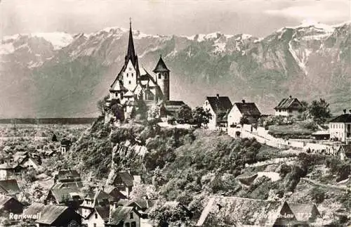 AK / Ansichtskarte 73969008 Rankweil_Vorarlberg Panorama mit Kirche