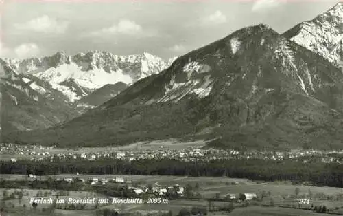 AK / Ansichtskarte  Ferlach_Kaernten im Rosental mit Koschutta