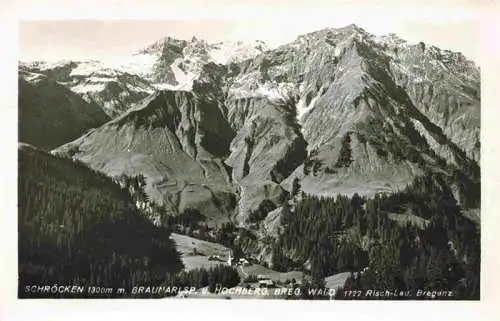 AK / Ansichtskarte  Schroecken_Nesslegg_AT Braunarlspitze und Hochberg