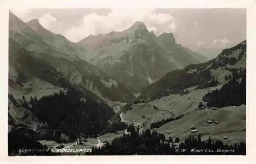 AK / Ansichtskarte  Schroecken_Nesslegg_AT Panorama mit Kuenzelspitze