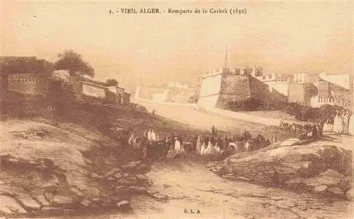 AK / Ansichtskarte  ALGER_Algier_Algerie Remparts de la Casbah