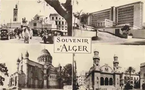 AK / Ansichtskarte  ALGER_Algier_Algerie Vue d'ensemble Souvenir d'Alger