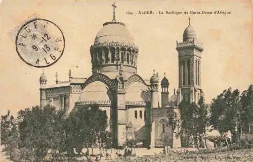 AK / Ansichtskarte 73969048 ALGER_Algier_Algerie La Basilique de Notre Dame d'Afrique