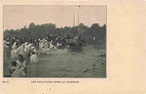 AK / Ansichtskarte  Israel Les ablutions dans le Jourdain