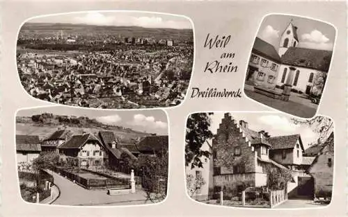 AK / Ansichtskarte 73969176 Weil_am_Rhein Panorama Kirche Ortspartien