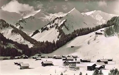 AK / Ansichtskarte 73969198 Boedmen_Mittelberg_Vorarlberg_AT Kleinwalsertal mit Guentlispitze und Hoch Starzel