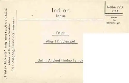 AK / Ansichtskarte  Delhi__Delhi_India Alter Hindutempel