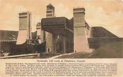 AK / Ansichtskarte 73969207 Peterborough_Ontario_Canada Hydraulic Lift Lock