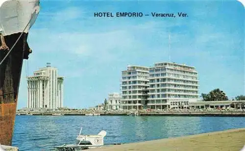 AK / Ansichtskarte  Veracruz_Mexico Hotel Emporio y el Malecon desde los Muelles