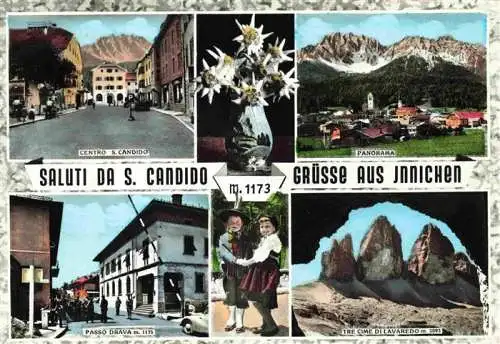 AK / Ansichtskarte 73969235 San_Candido_Innichen_Bolzano_IT Centro Panorama Passo Drava Tre Cime di Lavaredo
